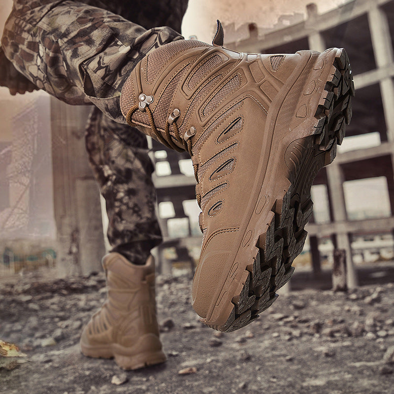 Herren Outdoorschuhe Wanderschuhe robust atmungsaktiv