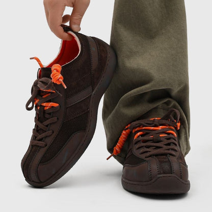 Damen Sneaker Sportlich Atmungsaktiv Schnürbar