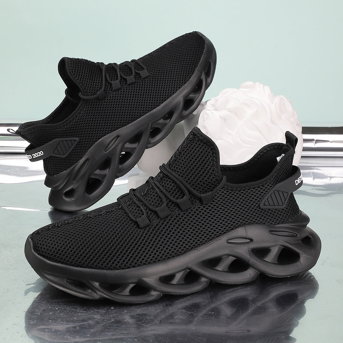 Damen Sneaker Atmungsaktiv Komfortabel Laufschuhe mit Dämpfung - BerlinGlamour