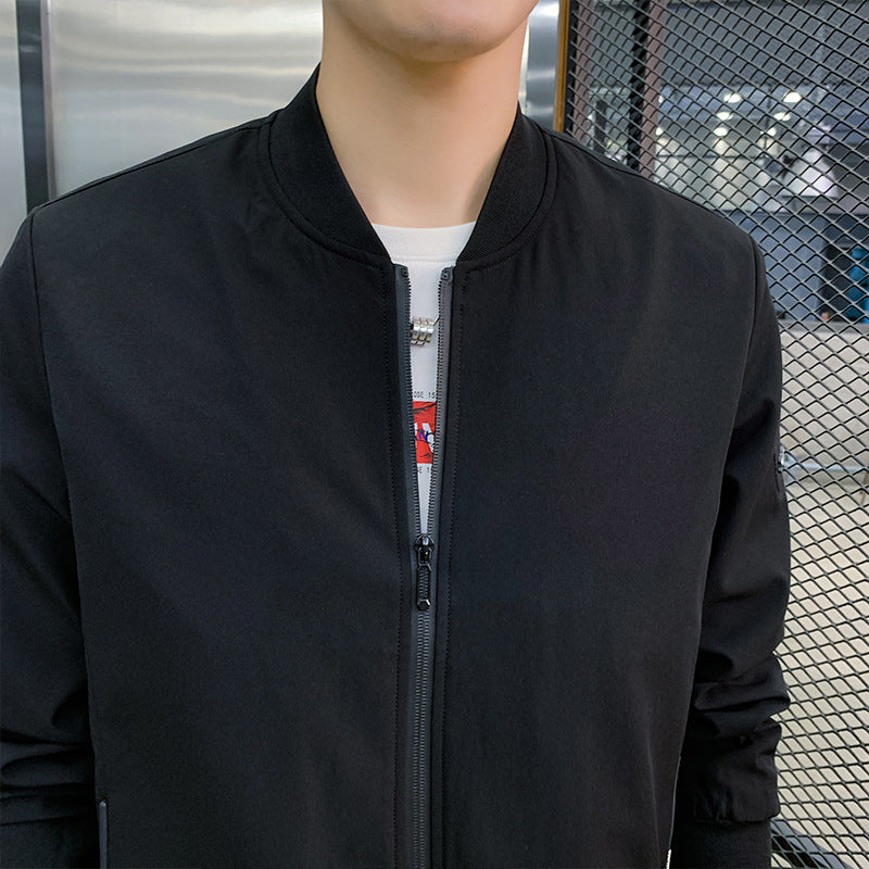 Herren Bomberjacke Sportlich Funktionell Wasserabweisend