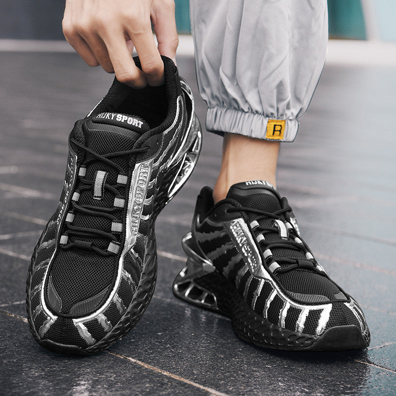 Damen Sneaker Sportlich Reflektierend Laufschuhe