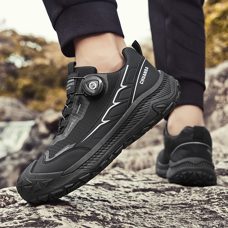Damen Sneaker Outdoor Sport Schuhe Schnellschnürsystem