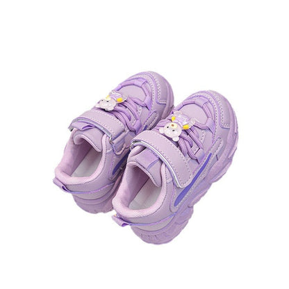 Damen Sneaker Farbenfroh Klettverschluss Sportlich