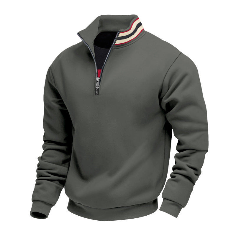 Herren Sportpullover Modern Athletisch Grün