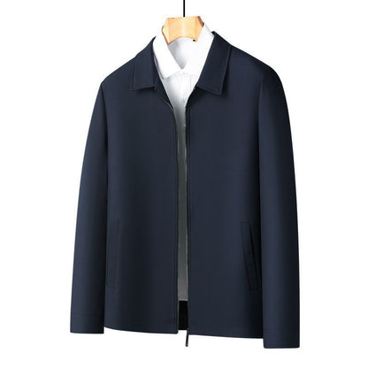 Herren Übergangsjacke Premium Schwarz Modern