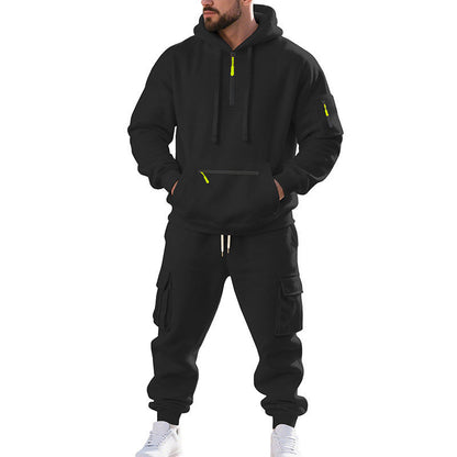 Herren Trainingsanzug Modern Sportlich mit Taschen