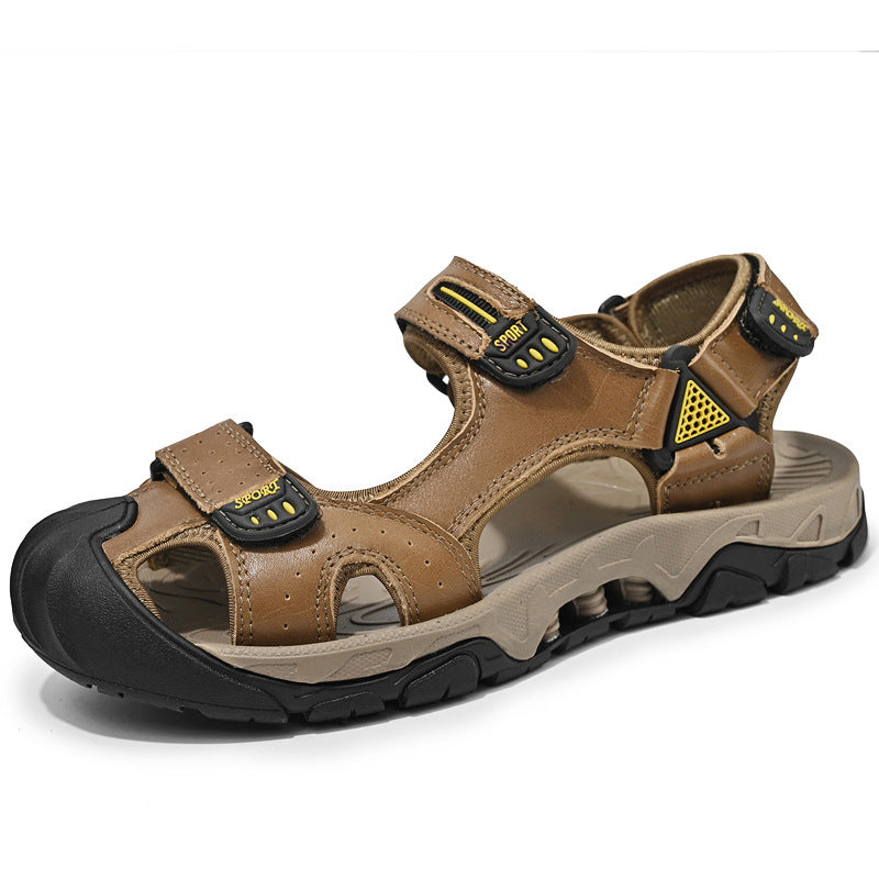 Herren Sandalen Sportlich Freizeit Klettverschluss Rutschfest