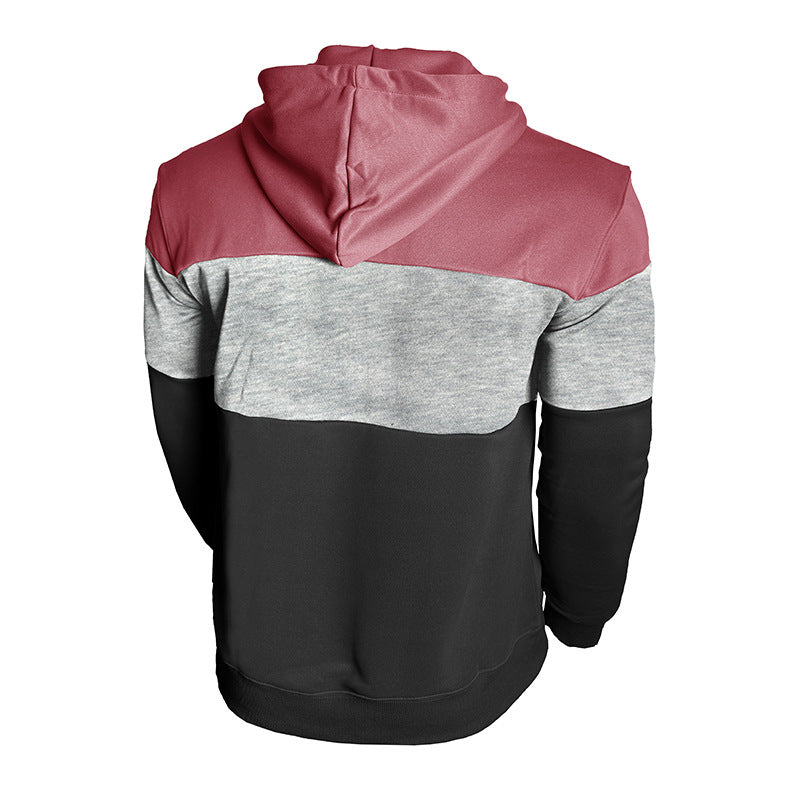 Herren Kapuzenpullover Trendig Farbblock Design Modern