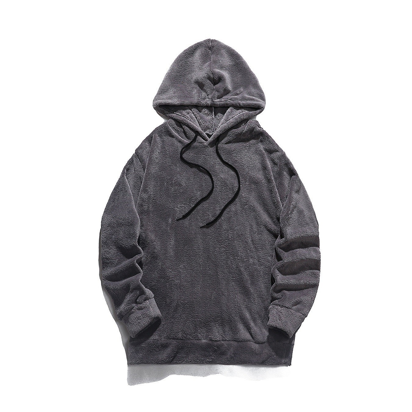 Herren Fleecepullover Kapuze Weich Warm mit Kängurutasche