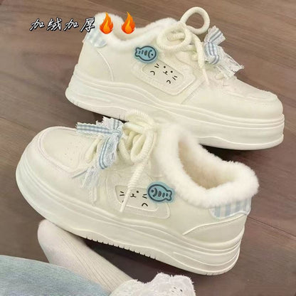 Damen Sneaker Katzen Motiv Schuhe Trendy Frauen Schuhe