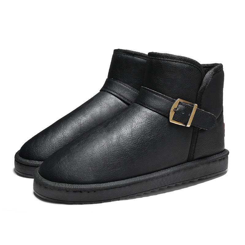 Damen Stiefel Kurz Elegant mit verstellbarem Riemen