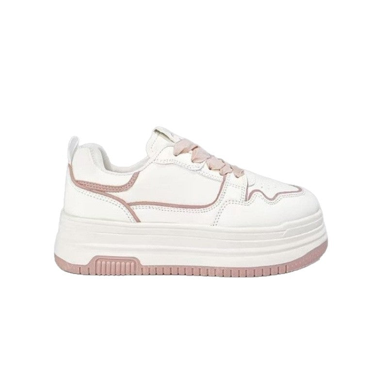 Damen Sneaker Höhe Plateau Komfortabel Modisch
