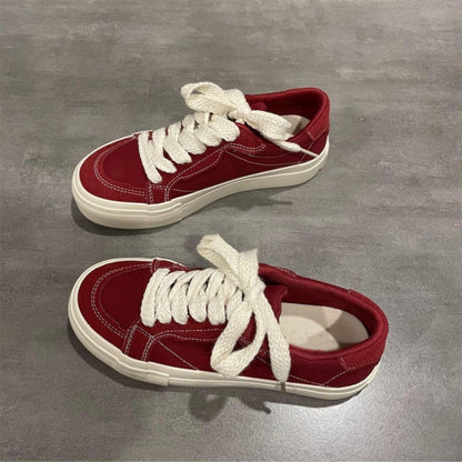 Damen Sneaker Bequem Dicke Sohle Robust - BerlinGlamour
