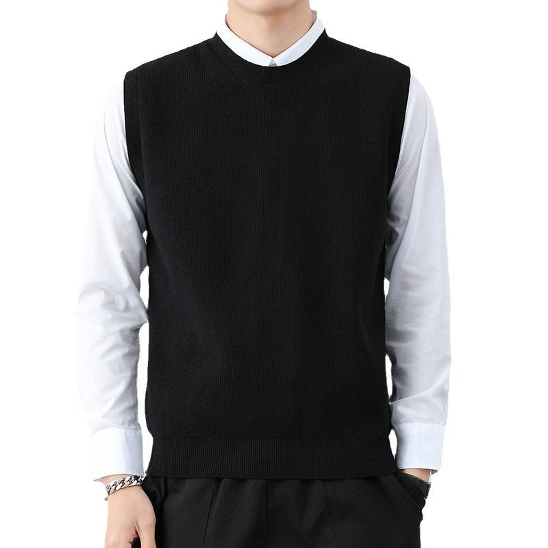 Herren Strickweste Modern Feinstrick Bequem