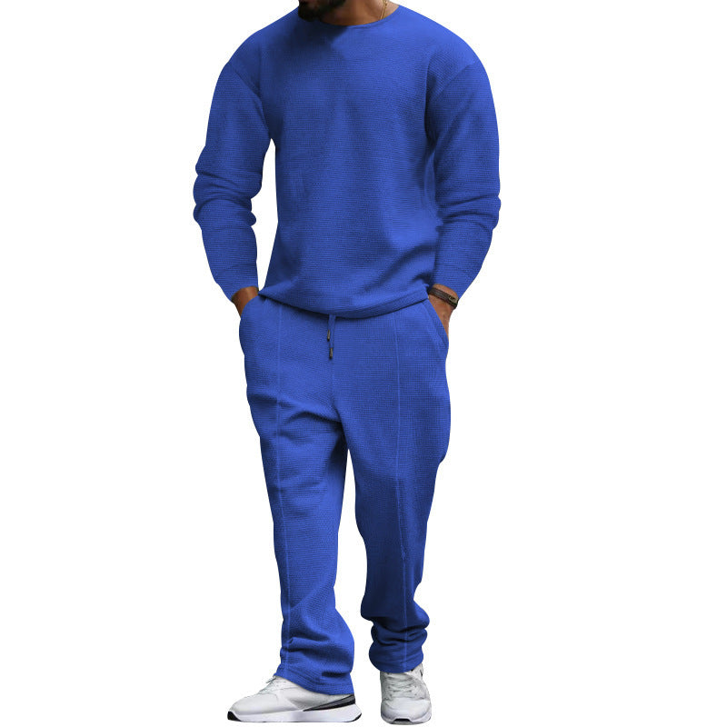 Herren Sportset Sweatshirt Jogginghose Strukturiert Bequem