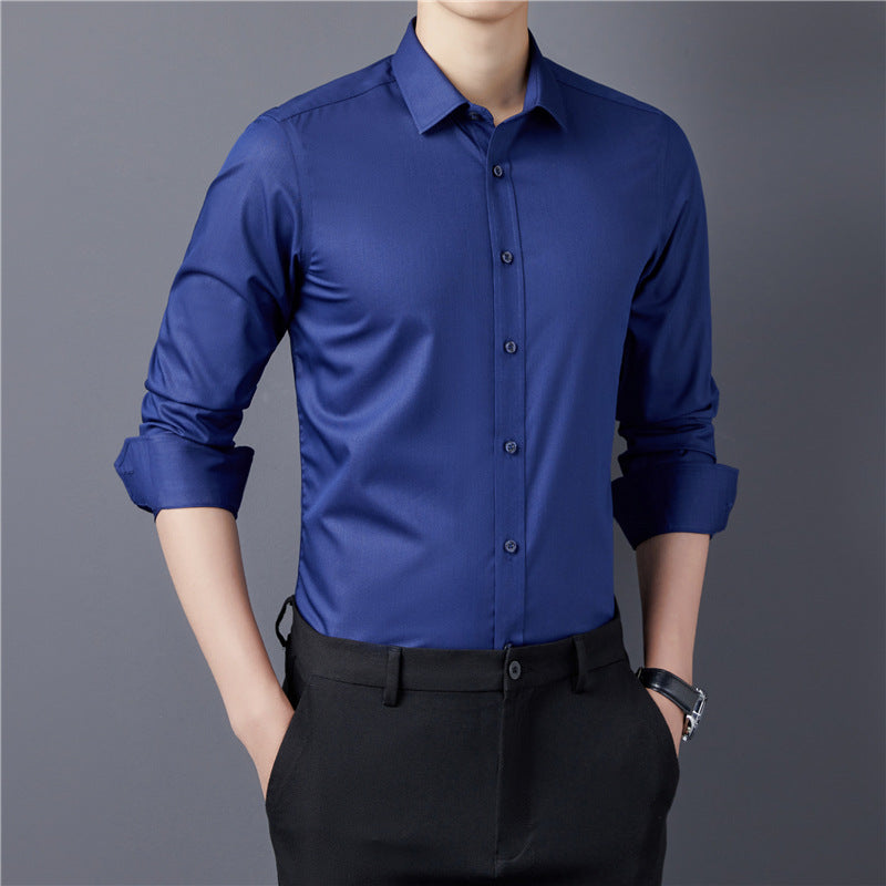 Elegantes Herren Langarmhemd Slim Fit Modern