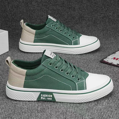 Damen Sneaker Modisch Kontrast Einsätze Sportlich Trendy