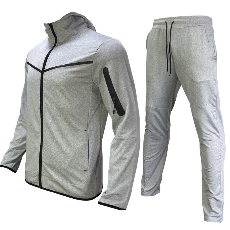 Herren Sportanzug Atmungsaktiv Funktionsjacke Mit Taschen