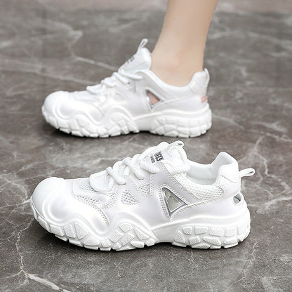 Damen Sneaker Sportlich Reflektierend mit Dämpfung