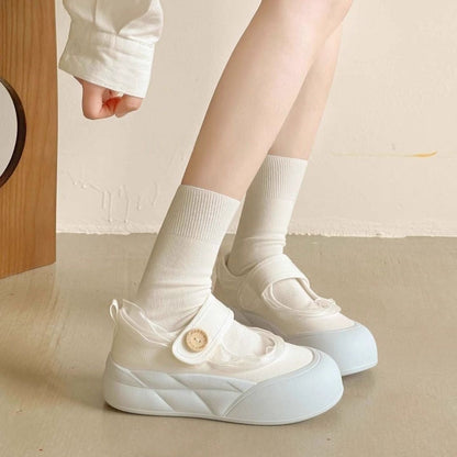 Damen Sneaker Bequem Elastisch Klettverschluss