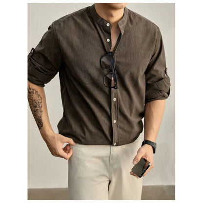 Herren Hemd Slim Fit Gestreift Elegantes Design