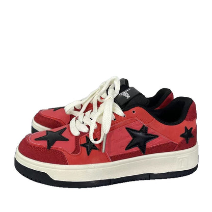 Damen Sneaker Sternen-Design Weiches Innenfutter Modisch