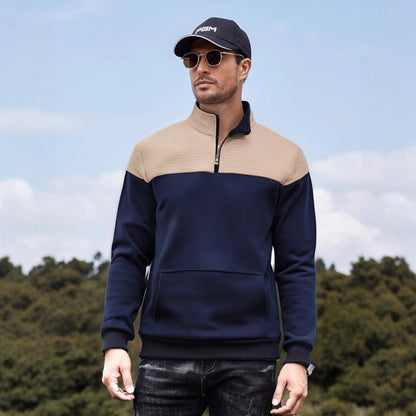 Herren Sweatjacke Funktionell Mit Kängurutasche
