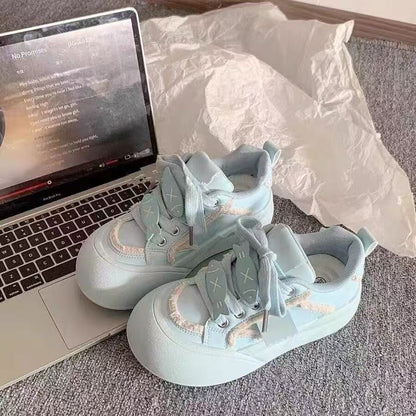 Damen Sneaker Sportlich Elastisch Mit Weichem Innenfutter