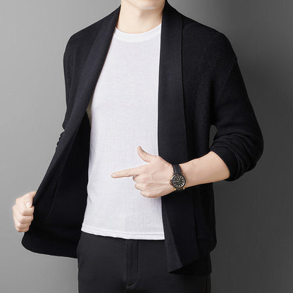 Herren Strickjacke Modern Praktisch mit Taschen