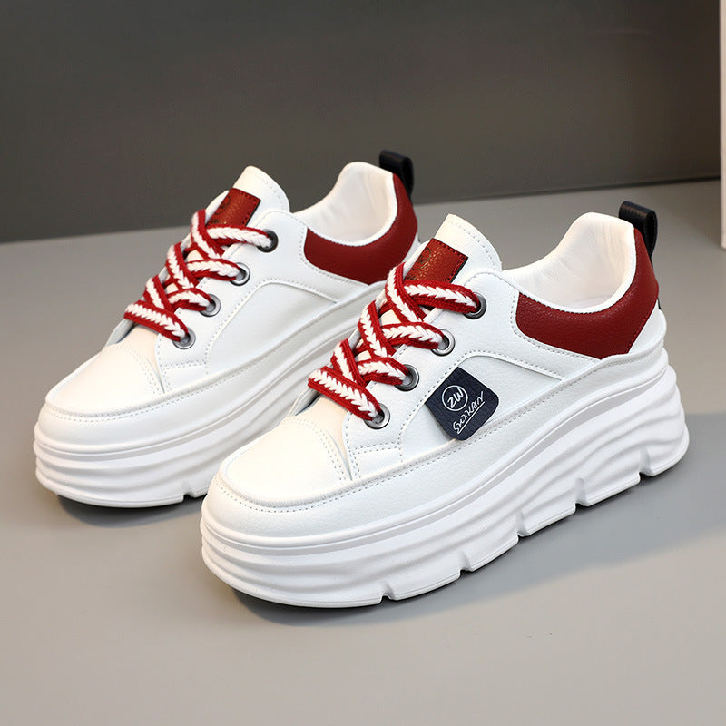 Damen Sneaker Plateau Sportschuhe Komfortabel Modisch Höher