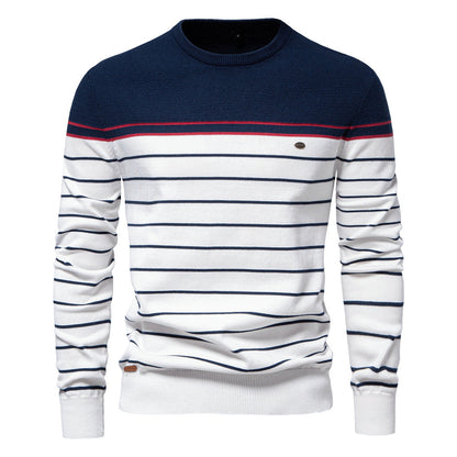 Herren Strickpullover Maritim Streifen Modern - BerlinGlamour