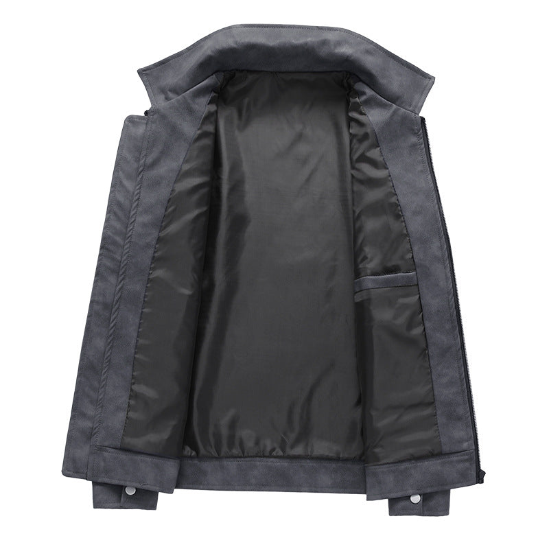 Herren Oversized Jacke Lässig Mit Taschen Großes Design