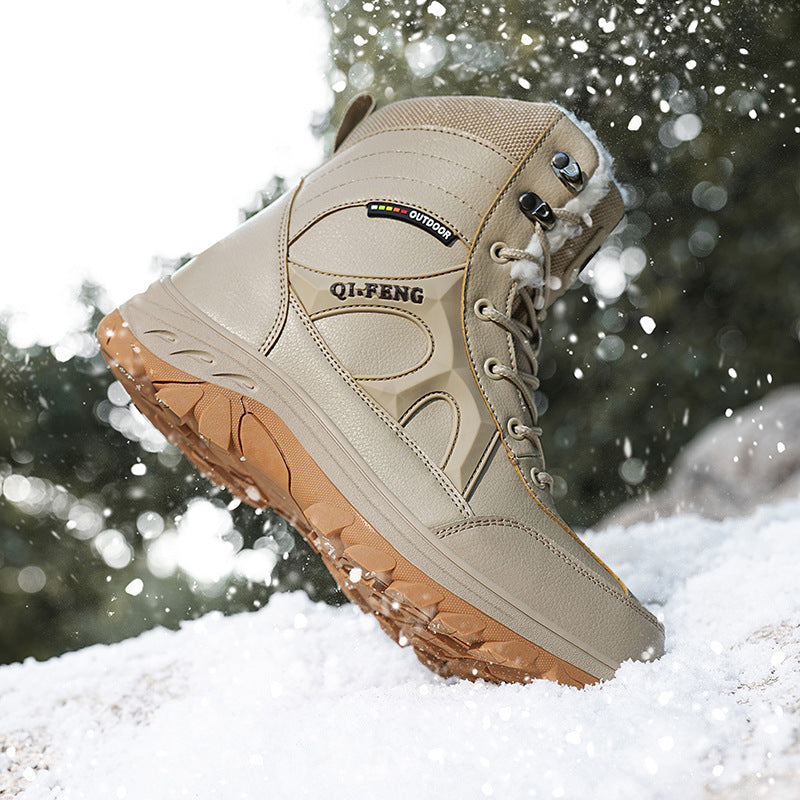 Wanderschuhe Damen Winter Warm Isolierend Rutschfest
