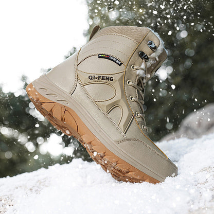 Wanderschuhe Damen Winter Warm Isolierend Rutschfest