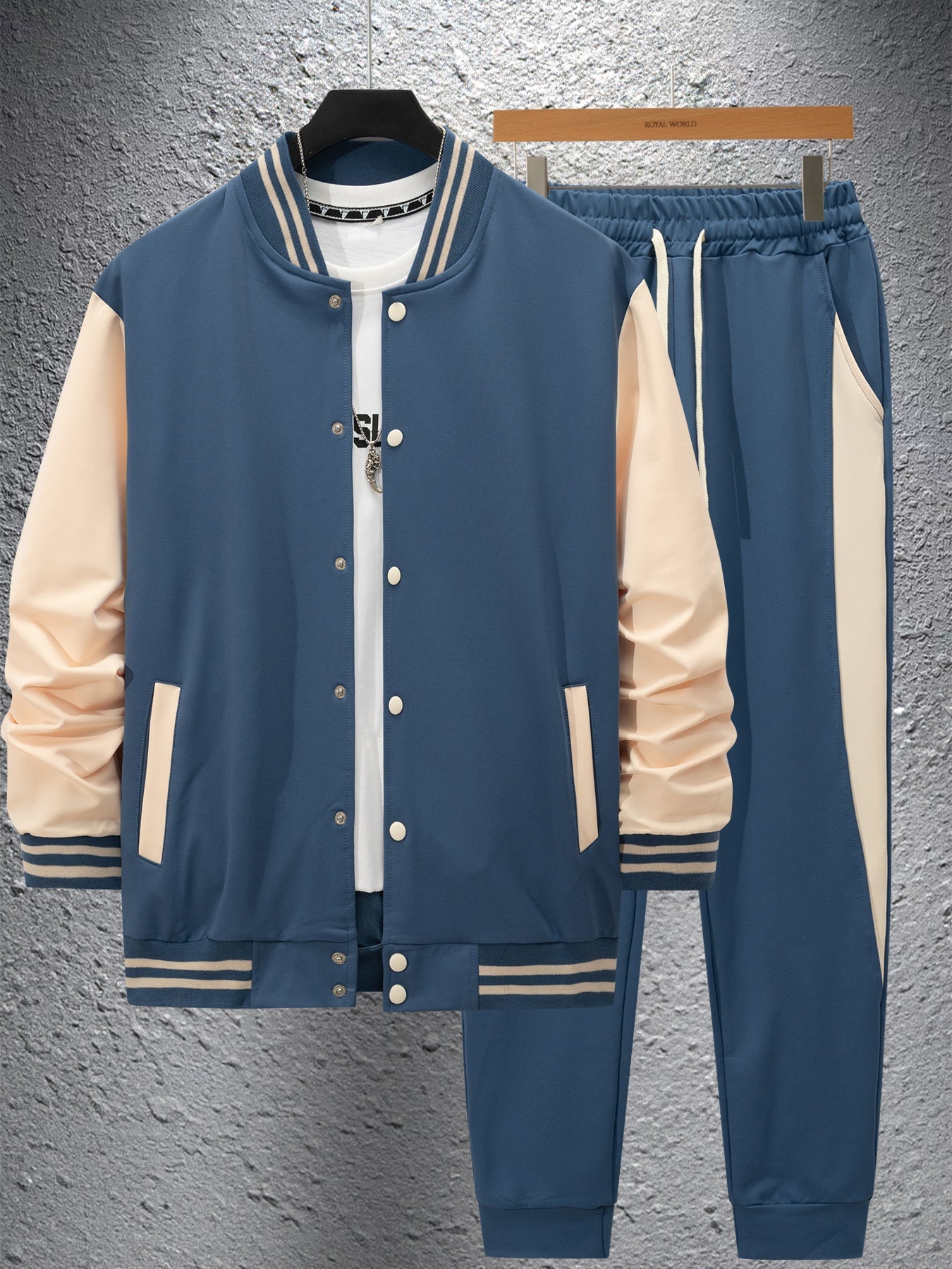 Herren Freizeit-Set Modern mit Bomberjacke und Jogginghose