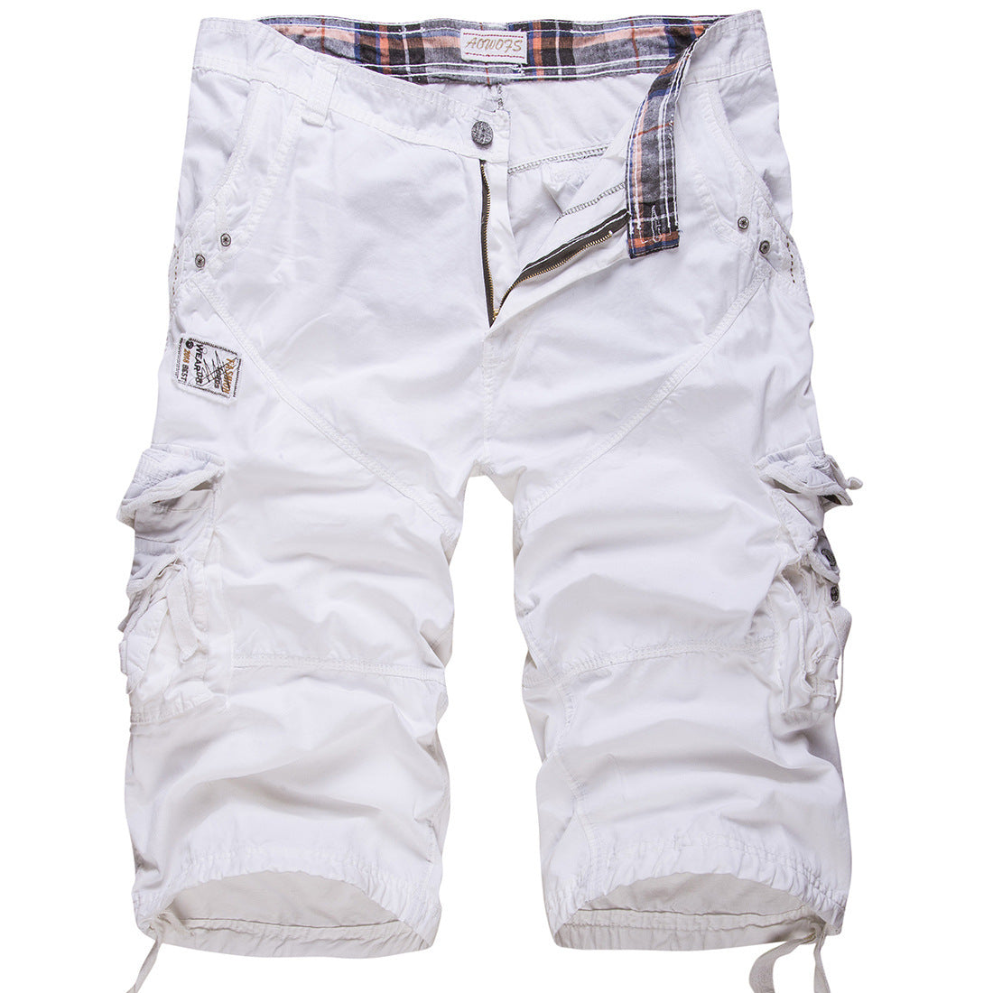 Herren Cargoshorts Bequem mit verstellbarem Bund und vielen Taschen