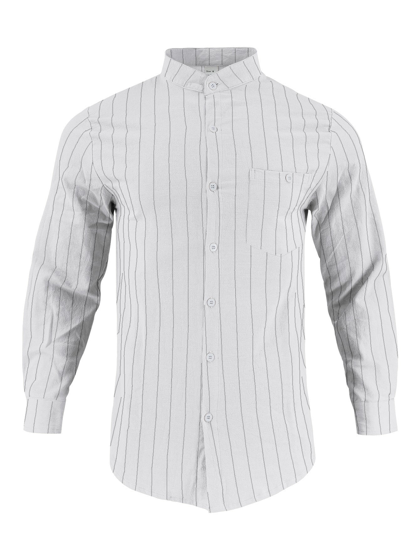 Herren Hemd Streifenmuster Modern Slim Fit