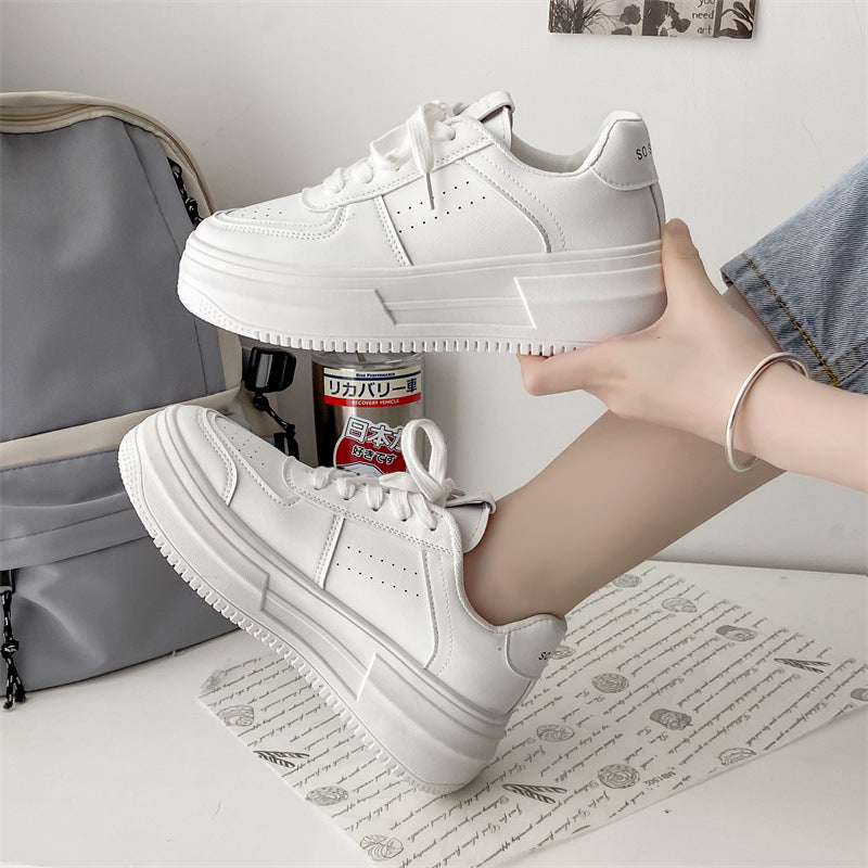 Damen Plateausneaker Hoch Chunky Bequem Komfort
