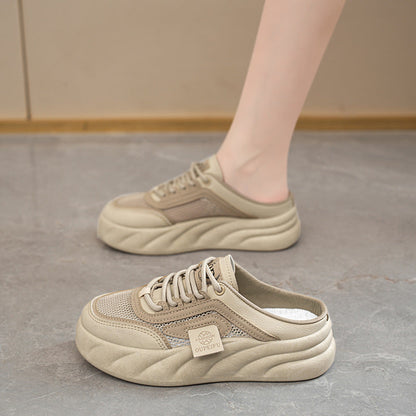 Damen Sneaker Atmungsaktiv Netzstruktur Weich Laufsohle