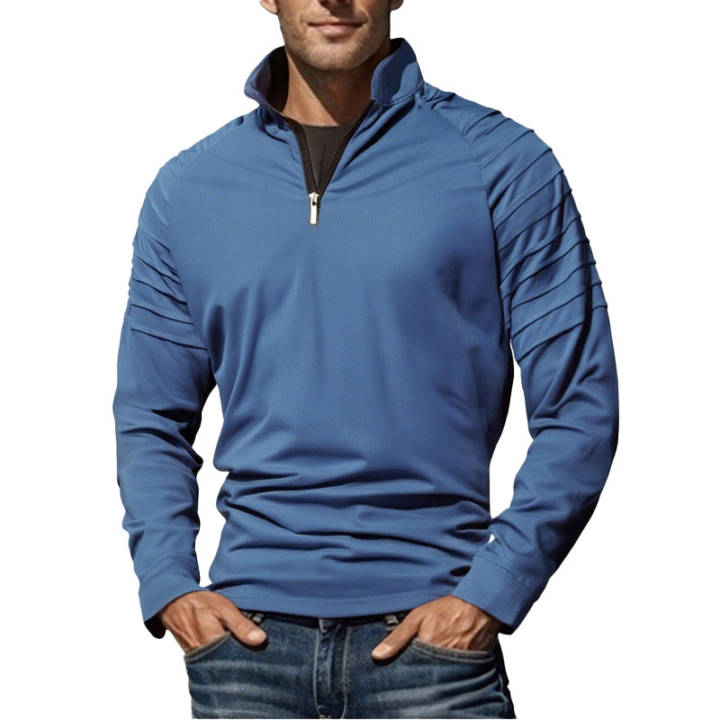 Herren Funktionspullover Halbzipp Modern Sportlich
