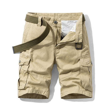 Herren Cargo-Shorts Bequem Multifunktions-Taschen Verstellbar