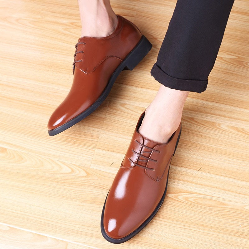 Herren Schnürschuhe Elegantes Business Schuhe Glänzend Bequem