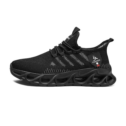 Damen Sneaker Atmungsaktiv Fitness Schuhe Rutschfest Elastisch