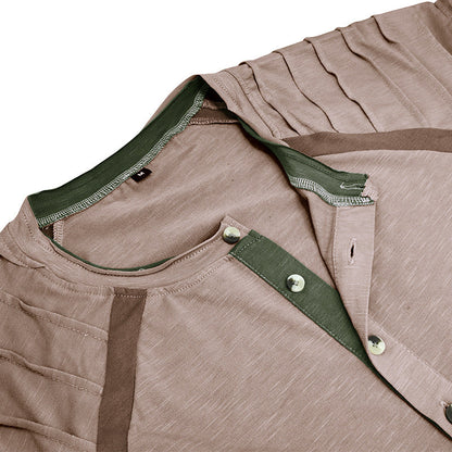 Herren Langarmshirt Stylisch Schulterdesign Berlin Modern