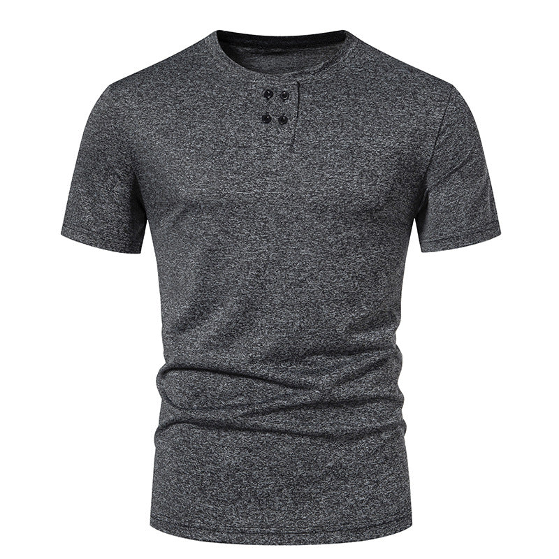 Herren T-Shirt Asymmetrisch Modern Strukturiert