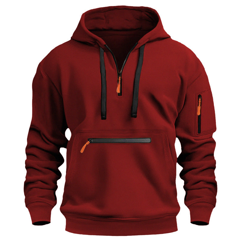 Funktionspullover Herren Sportlich Wasserabweisend