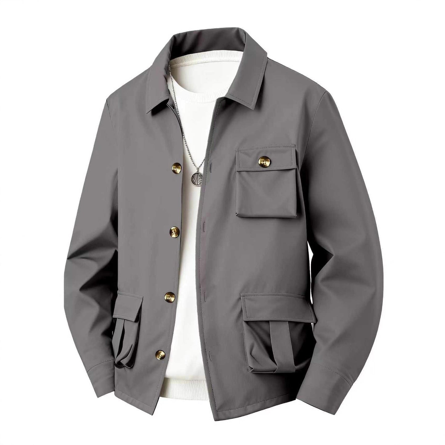 Herren Actionjacke Modern mit Taschen Wasserdicht - BerlinGlamour