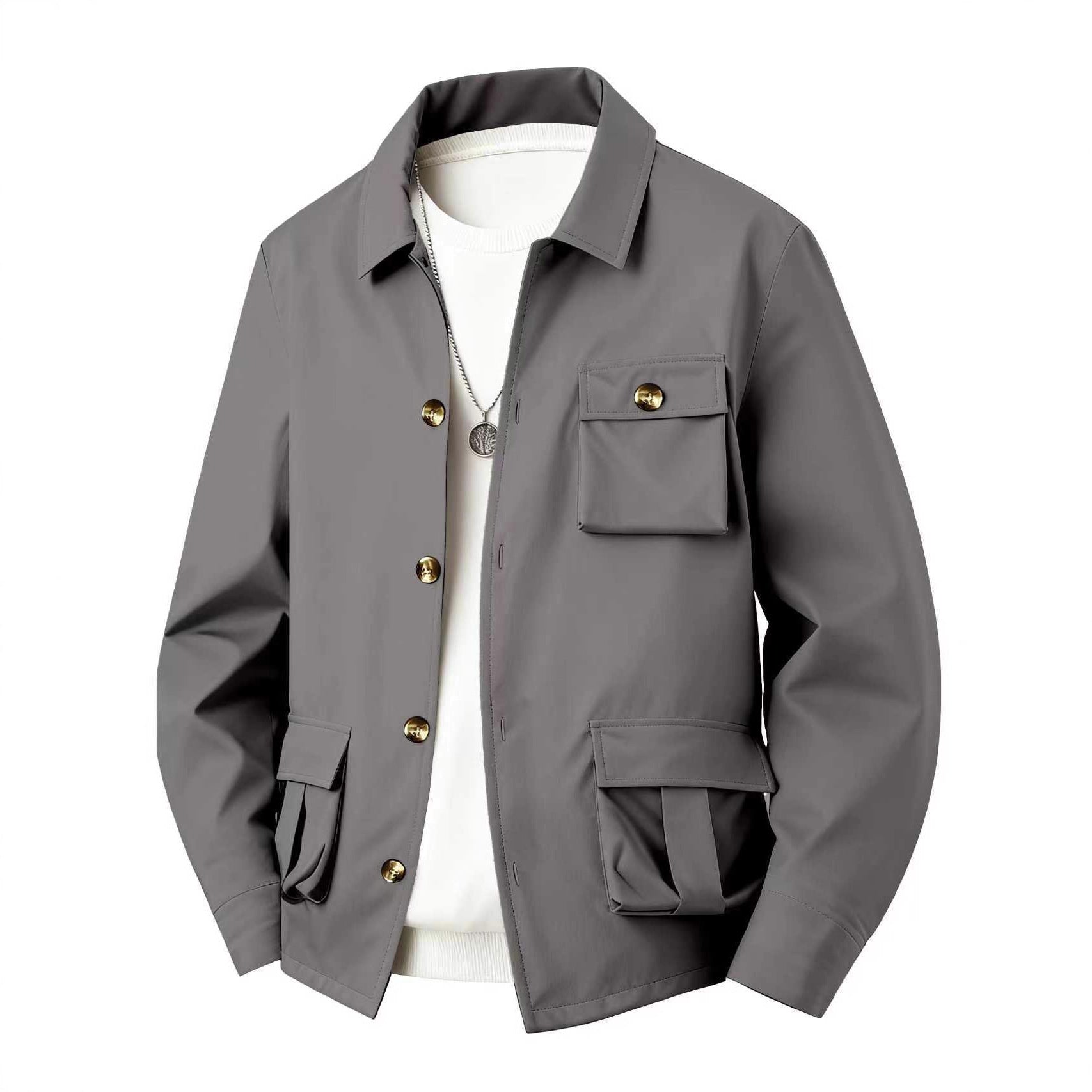 Herren Actionjacke Modern mit Taschen Wasserdicht - BerlinGlamour