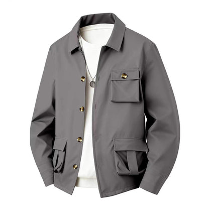 Herren Outdoor-Jacke Funktionstaschen Praktisch Wasserdicht - BerlinGlamour