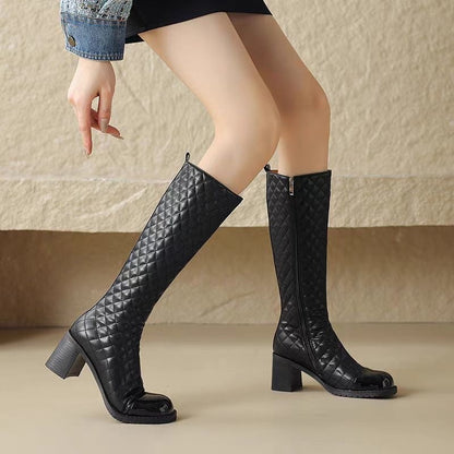 Damen Stiefeletten Elegant Steppmuster Schuhe Frauen - BerlinGlamour